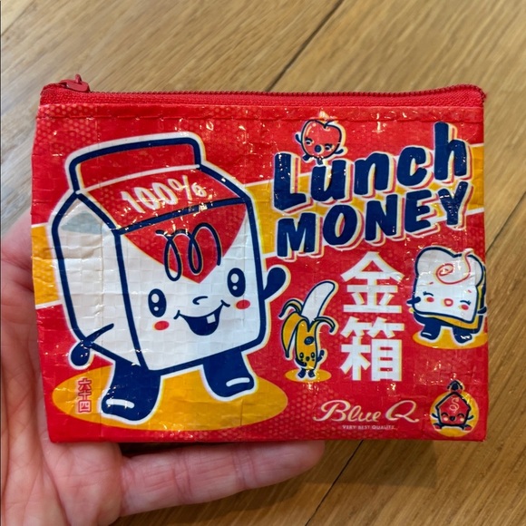 Blue Q Coin Purses Set of Two Small Zipper Pouches - Picture 3 of 6